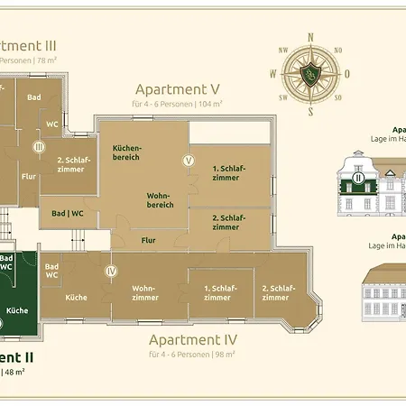 Herrenhaus Brookhusen Nahe Rostock & Ostsee Διαμέρισμα