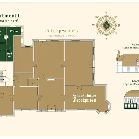 Διαμέρισμα Herrenhaus Brookhusen Nahe Rostock & Ostsee
